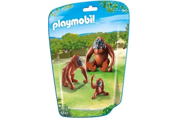 Playmobil PLAYMOBIL Playmobil 6648 - city life : deux orangs-outangs avec bébé