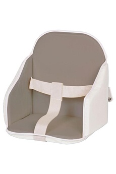 Chaises hautes et réhausseurs bébé CANDIDE Coussin de chaise PVC Gris/Blanc