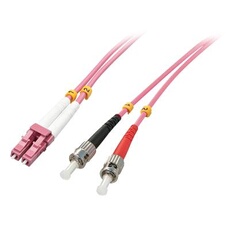 Fibre Optique Duplex LC/ST OM4, 1m