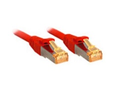 47290 RJ45 Câble réseau, câble patch CAT 6 S/FTP 0.30 m rouge