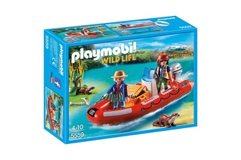 Playmobil PLAYMOBIL Playmobil 5559 : wild life : braconniers avec bateau