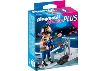 Playmobil PLAYMOBIL Playmobil 4795 : spécial plus : pompier avec bouche d'incendie