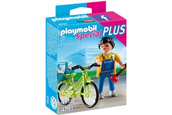 Playmobil PLAYMOBIL Playmobil 4791 : spécial plus : bricoleur avec matériel et vélo