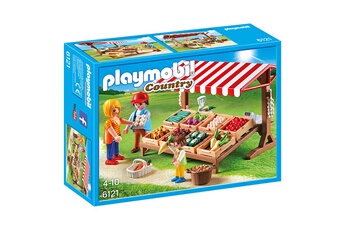 Playmobil PLAYMOBIL Playmobil 6121 : country : marchand avec étal de légumes
