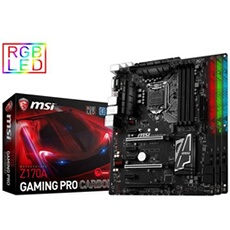 Z170A GAMING PRO CARBON - Carte-mère - ATX - LGA1151 Socket - Z170 Chipset - USB 3.1 Gen 1, USB-C Gen2, USB 3.1 Gen 2 - Gigabit LAN - carte graphique