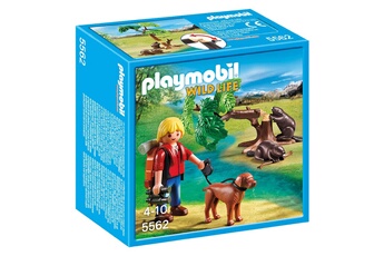 PLAYMOBIL Playmobil 5562 : Wild Life Randonneur avec castors