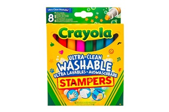 Autres jeux créatifs Crayola 8 mini-stampers émoticônes ultra lavables