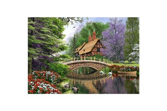 Puzzle Castorland Puzzle 1000 pièces : Le cottage de la rivière