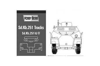 Figurine de collection Hobby Boss Accessoires militaires : Chenilles pour char SD. KFZ 251