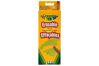 Peinture et dessin (OBS) Crayola Crayons 10 crayons de couleur effaçables