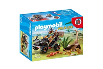 Playmobil PLAYMOBIL Playmobil 6939 : Wild Life : Braconnier avec quad