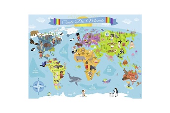 Puzzle Nathan Puzzle 150 pièces : Carte du monde