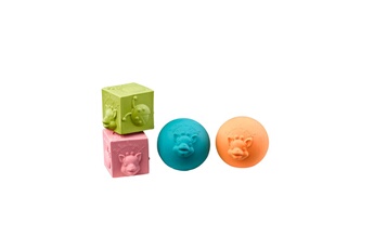 Cubes Vulli Set balles et cubes so'pure : sophie la girafe