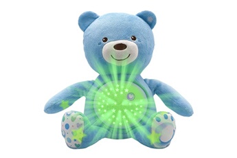 Peluche Chicco Ourson Projecteur Baby Bear : Bleu