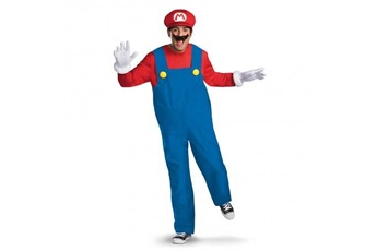Déguisement adulte Mario Bros Costume Adulte Super Mario Deluxe M