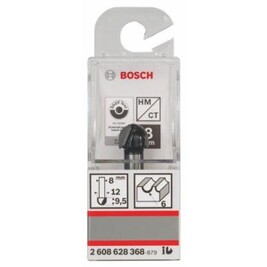Fraise à Canneler Bosch 8 Mm - Pour Défonceuse, Rainures Demi-rondes Dans Bois Tendre, Dur Et Composite