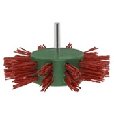 Brosse Boisseau Bosch 2609256525 Pour Perceuse - Fils Nylon Et Abrasif Corindon G80, Diamètre 75 Mm