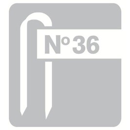 Graffette Metalliche Per Nastro In Tessuto Poliestere, Zincate - Foto 8