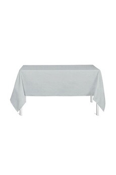 nappe de table today - nappe rectangulaire coton 140x240 uni gris