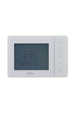 Thermostat et programmateur de température Otio Thermostat programmable filaire blanc -