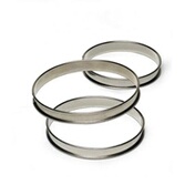Cercle à Tarte Haut Inox 26 Cm Gobel – Bords Roulés, Fabriqué En France, Parfait Pour Fonds De Tarte