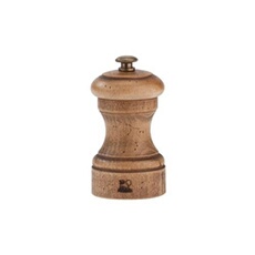 - Moulin à poivre manuel en bois de hêtre finition antiquaire 10 cm