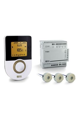 Thermostat et programmateur de température Delta Dore Gestionnaire d'énergie 1 zone pour chauffage eau chaude - TYBOX 1010 WT - RT 2012 DELTA