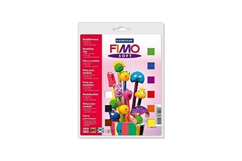 Accessoire modélisme Fimo Coffret Fimo Soft 9 1/2 blocs + accessoires