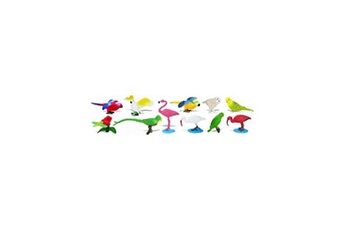 Figurine pour enfant Safari Tubo Oiseaux Exotiques
