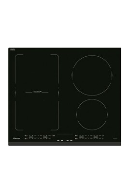 Plaque induction Sauter SPI6467B - Table de cuisson à induction - 3 plaques de cuisson - Niche - largeur : 56 cm - profondeur : 49 cm - noir - avec avant biseauté