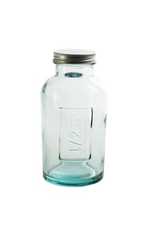 accessoire de cuisine table passion pot en verre recyclé 0,5 l avec couvercle vissable - - transparent - verre
