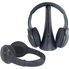 Casque audio Inovalley CAQ02 Double casque TV - Radio FM intégrée - Entrée jack 3,5mm/DC