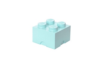 Lego Armoire Brique de rangement 4 plots lego bleu aqua