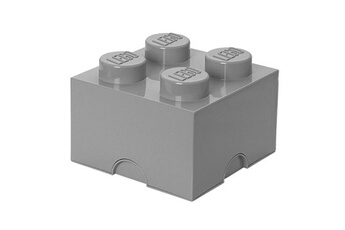 Lego Armoire Brique de rangement 4 plots lego gris pâle