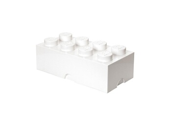 Lego Armoire Brique de rangement 8 plots lego blanc