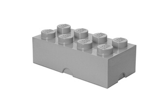 Lego Armoire Brique de rangement 8 plots lego gris