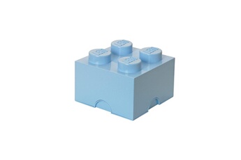 Lego Armoire Brique de rangement 4 plots lego bleu clair