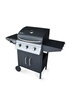 Alice S Garden Barbecue gaz - Athos - Barbecue 4 brûleurs dont 1 feu latéral noir grilles en fonte photo 1
