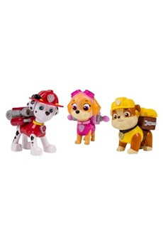 Figurine de collection Spin Master PAT' PATROUILLE Pack 3 Figurines Sac a Dos Transformable 1 : Marcus, Stella et Ruben