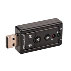 Adaptateur USB Audio 7.1 Canaux 3D Carte Son Virtuelle