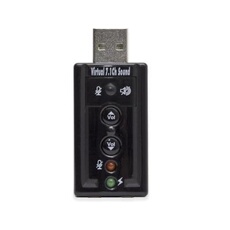 CABLING Adaptateur Carte Son AC-3 Clé USB Audio Micro 3D Stéréo 7.1 Canaux
