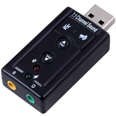 CABLING Adaptateur USB Audio Carte son 3D 7.1 usb