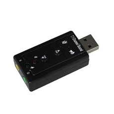 Adaptateur audio USB 2.0 externe pour la carte de son 7.1 canaux