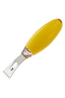 couteau tefal zesteur + manche antidérapante fresh kitchen jaune k2080514