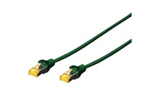 - Cordon de raccordement - RJ-45 (M) pour RJ-45 (M) - 5 m - SFTP - CAT 6a - démarré, sans halogène, sans crochet - vert