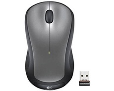 M310 - Souris - droitiers et gauchers - optique - 3 boutons - sans fil - 2.4 GHz - récepteur sans fil USB - argent