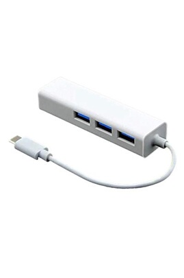 Hub USB GENERIQUE CABLING® Hub USB C Ethernet 3 Port USB 3.0 avec