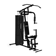 Station de musculation Ultimate Gym 3000 - 30 exercices - 7 poids de 6 kg - Noir