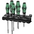 Wera 05007680001 334 SK/6 Schroevendraaierset Kraftform Plus Lasertip Houder 6 Delig Wera 05007680001 334 SK/6 Schroevendraaierset Kraftform Plus Lasertip Houder 6 Delig