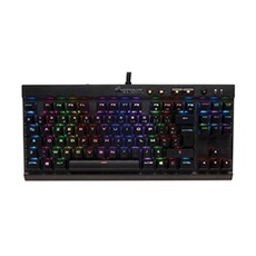 Gaming K65 LUX RGB Compact Mechanical - Clavier - backlit - USB - Français - commutateur : CHERRY MX Red - aluminium brossé anodisé